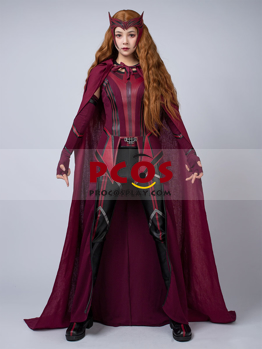 Scarlet Witch Cosplay Costume Infinity guerre Wanda costume femme rouge gilet manteau 