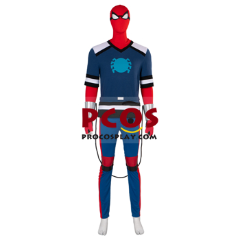 Picture of Animation Freshman Year Peter Parker Cosplay Costume Split Version C07666